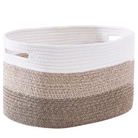 VEVOR Cotton Rope Basket 3 Packs 22L Woven Storage Basket for Organizing VEVOR Cotton Rope Basket 3 Packs 22L Woven Storage Basket for Organizing